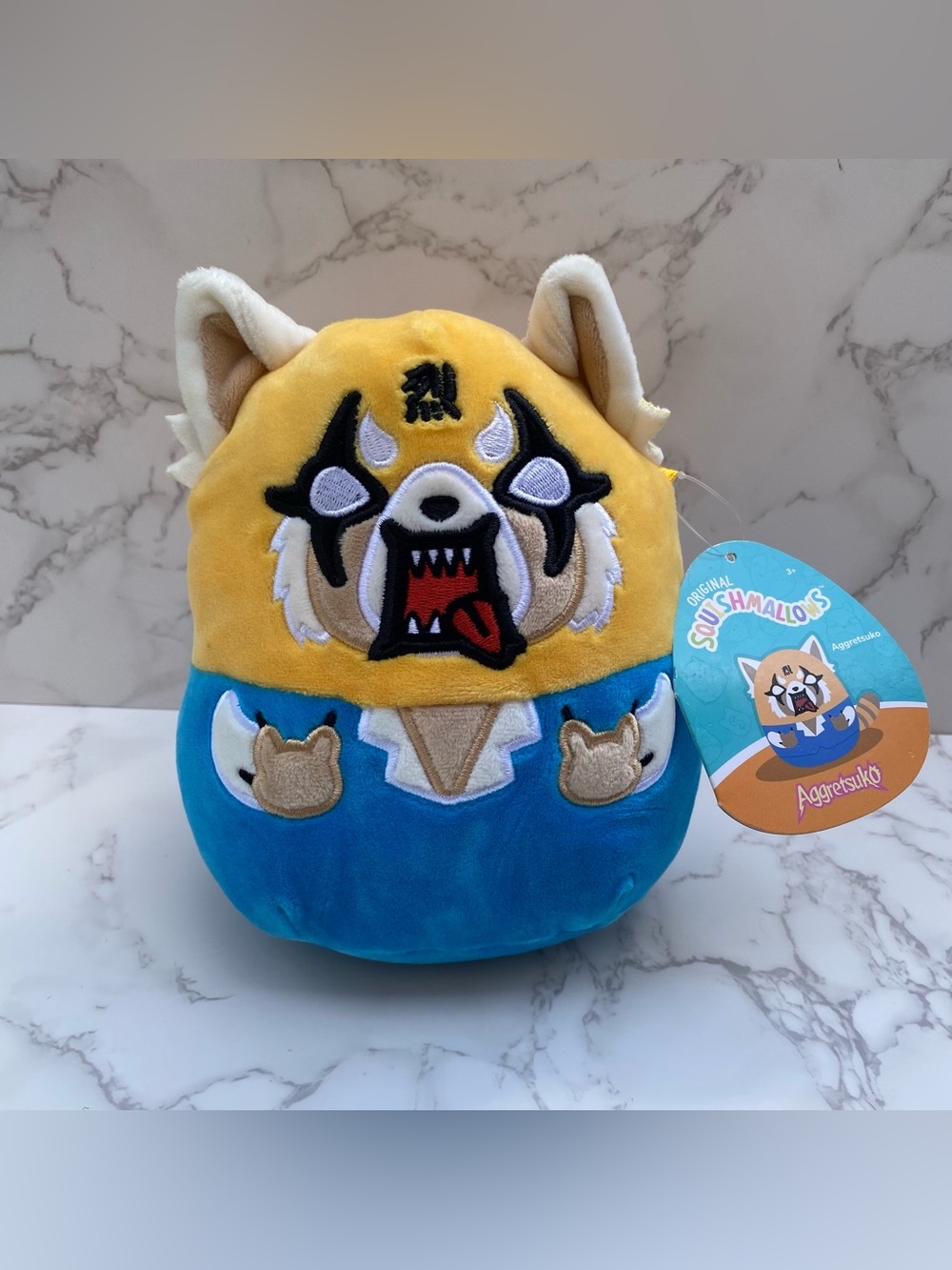 Squishmallows X Sanrio Aggretsuko Rage plush NWT